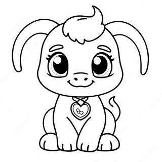 Schattige Webkinz Personages Kleurplaat 54792-45600