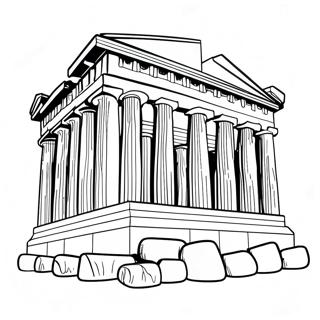 Parthenon Kleurplaat 54821-45615