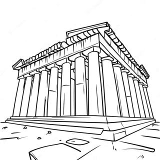 Parthenon Kleurplaat 54821-45616