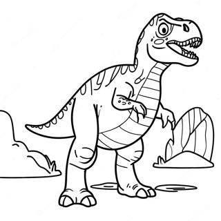 Allosaurus Kleurplaat 54971-45741