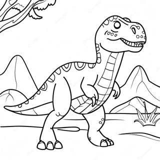 Allosaurus Kleurplaat 54971-45742