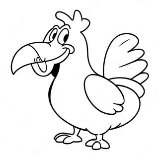 Foghorn Leghorn In Een Komische Houding Kleurplaat 55222-45946