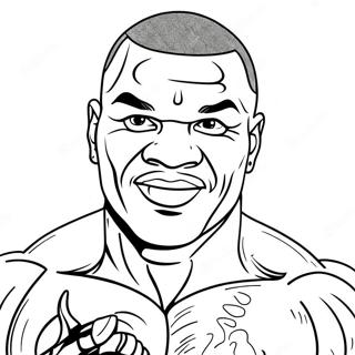 Mike Tyson Kleurplaat 55231-45949