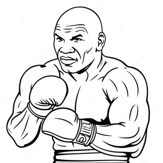 Mike Tyson Kleurplaat 55231-45950