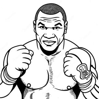 Mike Tyson Kleurplaat 55231-45952