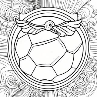 Voetbal Logo Kleurplaat 55661-46291