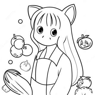 Fruits Basket Anime Kleurplaten