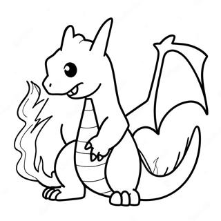 Charizard Die Vuur Blaast Kleurplaat 55942-46519