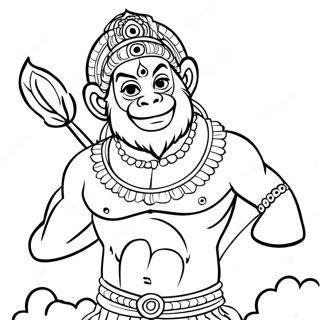 Hanuman Kleurplaat 56011-46563