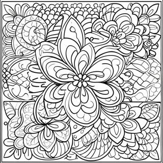 Kleurige Talavera Tegels Patroon Kleurplaat 56022-46577