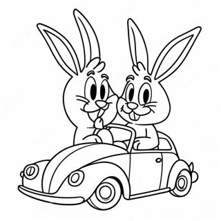 Liefde Bugs Bunny En Lola Kleurplaten