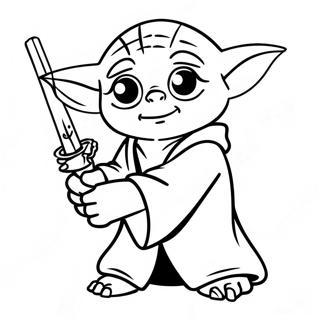 Yoda Kleurplaten