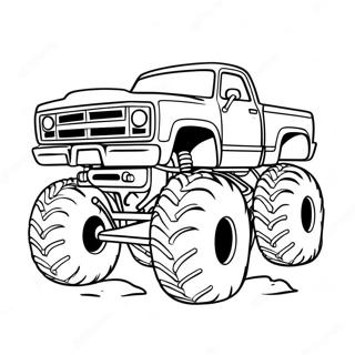 Kerst Monster Truck Kleurplaat 56171-46702