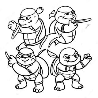 Ninja Turtles Kleurplaat 56321-46822