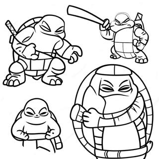 Ninja Turtles Kleurplaat 56321-46823