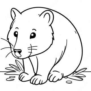 Wombat Kleurplaat 56381-46871