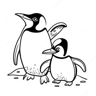 Pinguin Familie Kleurplaat 56571-47018