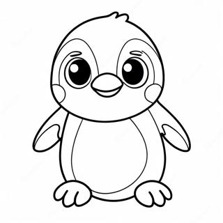 Schattige Pinguin Baby Kleurplaat 56572-47024