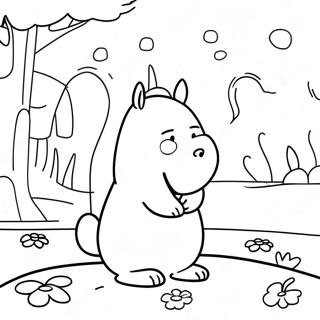 Moomin Kleurplaat 56621-47060