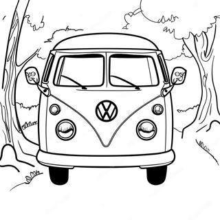 Volkswagen Bus Klassieke Kleurplaat 56741-47150