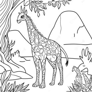 Kleurplaat Van Het Pointillisme Dierenrijk 57173 47568