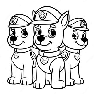 Paw Patrol Halloween Kleurplaat 57263-47628