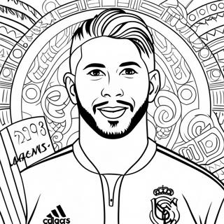 Sergio Ramos Kleurplaten