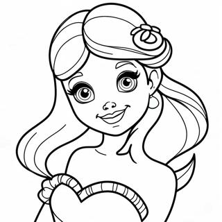 Kleurrijke Disney Prinses Tattoo Kleurplaat 57625-47910