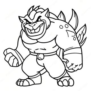 Incineroar Kleurplaat 57674-47946