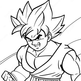 Goku In Super Saiyan Vorm Kleurplaat 57785-48034