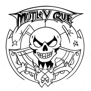 Motley Crue Kleurplaten