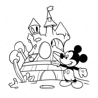 Mickey Mouse Playhouse Avontuur Kleurplaat 58486-48596