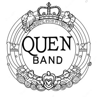 Queen Band Logo Kleurplaat 58755-48798