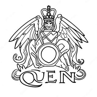 Queen Band Logo Kleurplaat 58755-48799