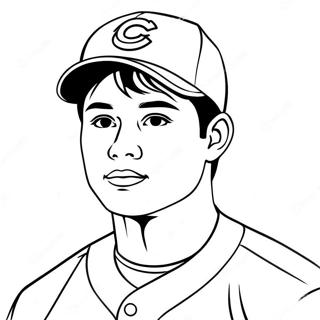 Shohei Ohtani Kleurplaten