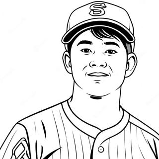 Shohei Ohtani Kleurplaat 59246-49179