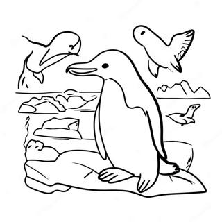 Antarctische Dieren Kleurplaten