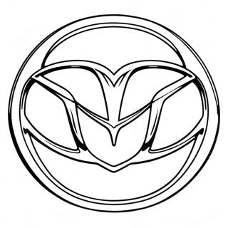 Mazda Logo Kleurplaat 59436-49339