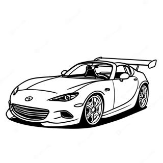 Mazda Sportauto Kleurplaat 59437-49342