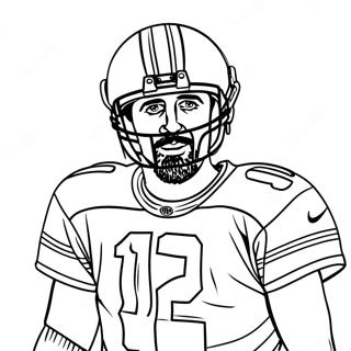 Aaron Rodgers Kleurplaten