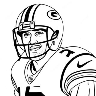 Aaron Rodgers Kleurplaat 59536-49419