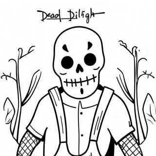 Dead By Daylight Logo Kleurplaat 59546-49424