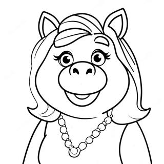 Miss Piggy Kleurplaat 59646-49499