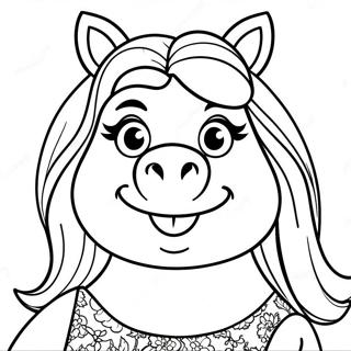 Miss Piggy Kleurplaat 59646-49500