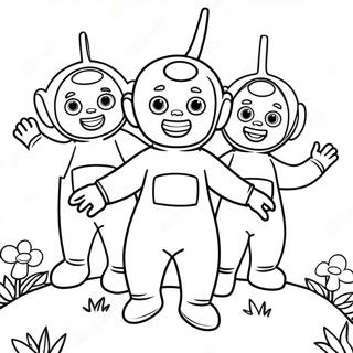 Teletubbies Kleurplaat 5964-4763