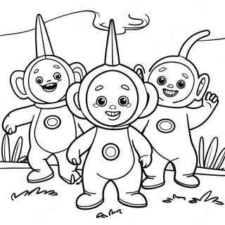 Teletubbies Kleurplaat 5964-4764