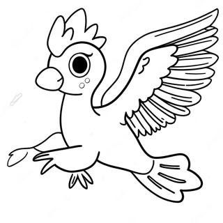 Majestueuze Articuno Vliegende Kleurplaat 59727-49569