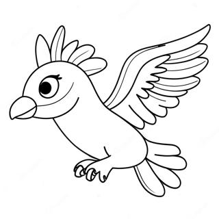 Majestueuze Articuno Vliegende Kleurplaat 59727-49572