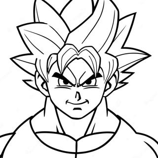 Goku In Super Saiyan Vorm Kleurplaat 59867-49679