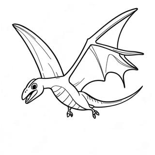 Vliegende Pteranodon Kleurplaat 59987-49781